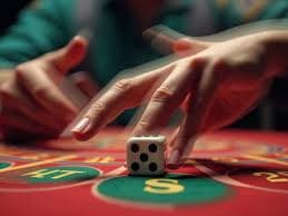 Antarmuka permainan slot di hongtoto dengan gulungan dan tombol putar
